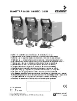 Предварительный просмотр 1 страницы CEMONT MAXISTAR 180M Safety Instruction For Use And Maintenance