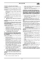 Preview for 17 page of CEMONT PUMA S 1400 Safety Instruction For Use And Maintenance