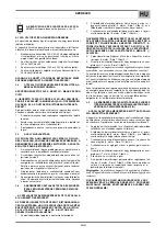 Preview for 49 page of CEMONT PUMA S 1400 Safety Instruction For Use And Maintenance