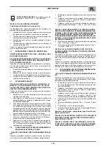 Preview for 53 page of CEMONT PUMA S 1400 Safety Instruction For Use And Maintenance