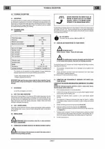 Preview for 3 page of CEMONT PUMA SX 2200 GC Safety Instruction For Use And Maintenance