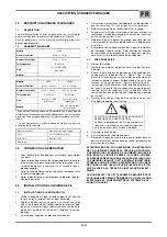 Preview for 9 page of CEMONT TF 300 Use And Maintenance