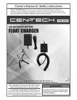 Preview for 1 page of CEN-TECH 42292 Onwers Manual