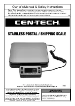 Preview for 1 page of CEN-TECH 59492 Owner'S Manual