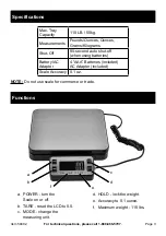 Preview for 3 page of CEN-TECH 59492 Owner'S Manual