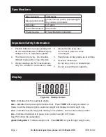 Preview for 2 page of CEN-TECH 60332 Owner'S Manual & Safety Instructions