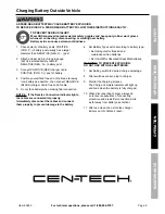 Preview for 9 page of CEN-TECH 60653 Owner'S Manual & Safety Instructions