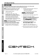 Preview for 10 page of CEN-TECH 60653 Owner'S Manual & Safety Instructions