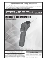 Preview for 1 page of CEN-TECH 60725 Owner'S Manual & Safety Instructions