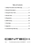 Preview for 2 page of CEN-TECH 60794 Owner'S Manual & Safety Instructions