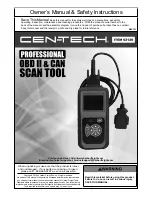 CEN-TECH 62120 Owner'S Manual & Safety Instructions preview