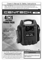 CEN-TECH 62453 Owner'S Manual & Safety Instructions preview