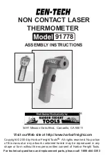 Preview for 1 page of CEN-TECH 91778 Assembly Instructions Manual