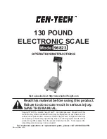 Preview for 1 page of CEN-TECH 96823 Operation Instructions Manual