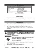 Preview for 4 page of CEN-TECH 96823 Operation Instructions Manual