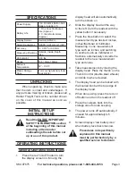 Preview for 3 page of CEN-TECH 97675 Set Up And Operating Instructions Manual