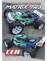 Предварительный просмотр 1 страницы Cen Matrix TR3 Manual