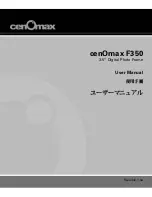 Cenomax F350 User Manual preview