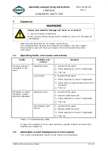 Preview for 39 page of Centa Centax-N Assembly And Operating Instructions Manual