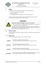 Preview for 6 page of Centa Centax-TT Assembly And Operating Instructions Manual