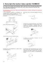 Предварительный просмотр 16 страницы Centaure BAMBOO Operating Instructions And User Manual