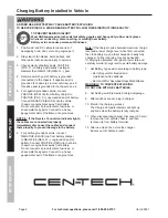 Preview for 8 page of Centech 60581 Owner'S Manual