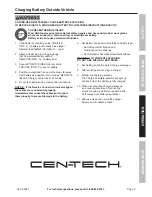 Preview for 9 page of Centech 60581 Owner'S Manual