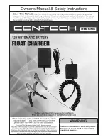 Предварительный просмотр 1 страницы Centech 69594 Owner'S Manual