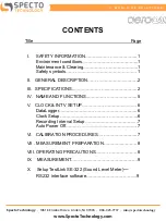 Предварительный просмотр 2 страницы Center 322 Instruction Manual