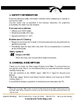 Preview for 3 page of Center 322 Instruction Manual