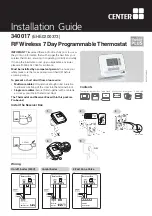 Предварительный просмотр 1 страницы Center 340017 Installation Manual