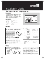 Center EHE0200160 Installation Manual preview