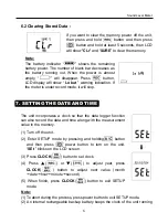 Preview for 12 page of Center SE-323 Instruction Manual