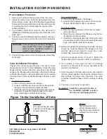 Предварительный просмотр 5 страницы CenterLine 200 Series Installation And Maintenance Instructions Manual