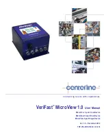 CenterLine VeriFast MicroView 1.0 User Manual предпросмотр