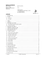 Preview for 2 page of CenterVue COMPASS Operating Manual