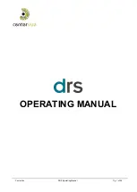 Предварительный просмотр 1 страницы CenterVue drs Operating Manual