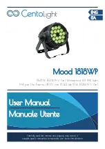 Preview for 1 page of CentoLight Mood 1818WP User Manual