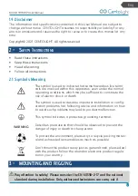 Preview for 5 page of CentoLight Mood 1818WP User Manual