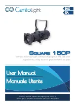 CentoLight Square 150P User Manual preview