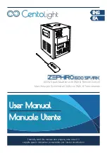 CentoLight ZEPHIRO 600 SPARK User Manual preview