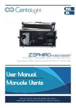 CentoLight ZEPHIRO HAZE 1000ST User Manual предпросмотр