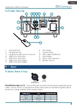 Предварительный просмотр 9 страницы CentoLight ZEPHIRO HAZE 1000ST User Manual