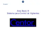 Preview for 26 page of centor ARES Basic III Guard Tour Verification System Manual