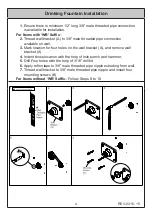 Preview for 4 page of Central Brass 0366-HX8WB Installation Manual