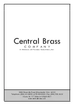 Preview for 6 page of Central Brass 0366-HX8WB Installation Manual