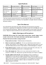 Preview for 2 page of Central Forge 93517 Assembly And Operating Instructions Manual