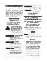 Preview for 2 page of Central Hydraulics 66305 Set Up And Operating Instructions Manual