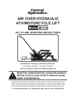 Central Hydraulics 98178 Set Up And Operating Instructions Manual предпросмотр