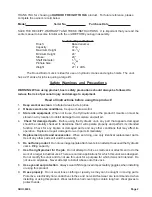 Preview for 2 page of Central Hydraulics Central Hydraulics 3 Ton Round Bottom Long Ram Hydraulic Jack 36396 Assembly & Operating Instructions